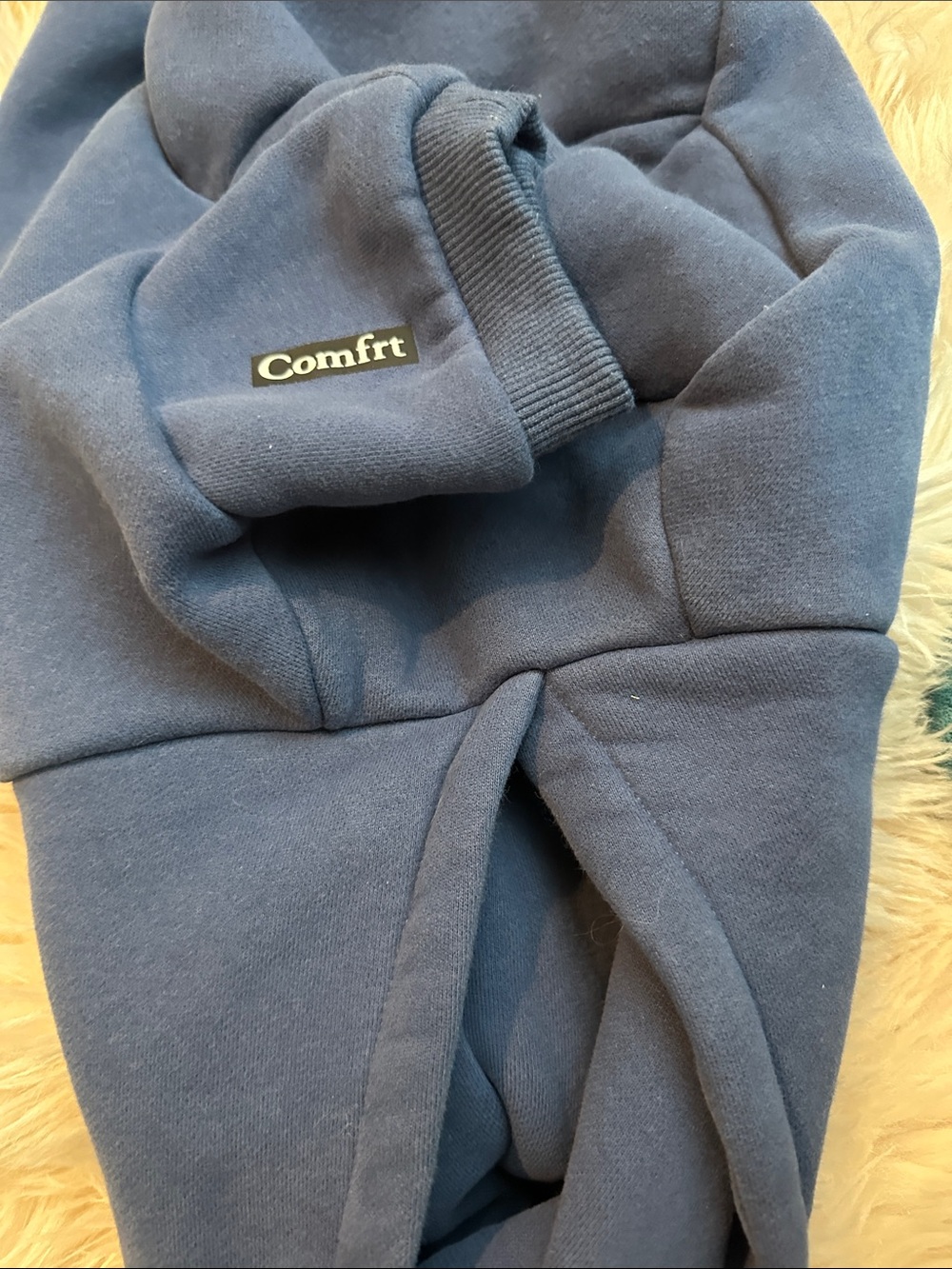 Blue Dog Hoodie Sweatshirt - Comfortable Pullover for Pets - Comfrt Size Large - Picture 9 of 11